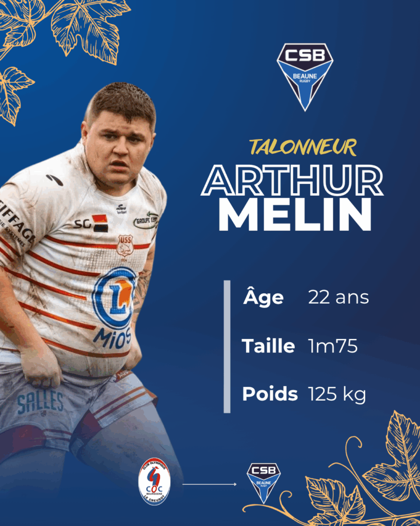 Bienvenue Arthur Melin