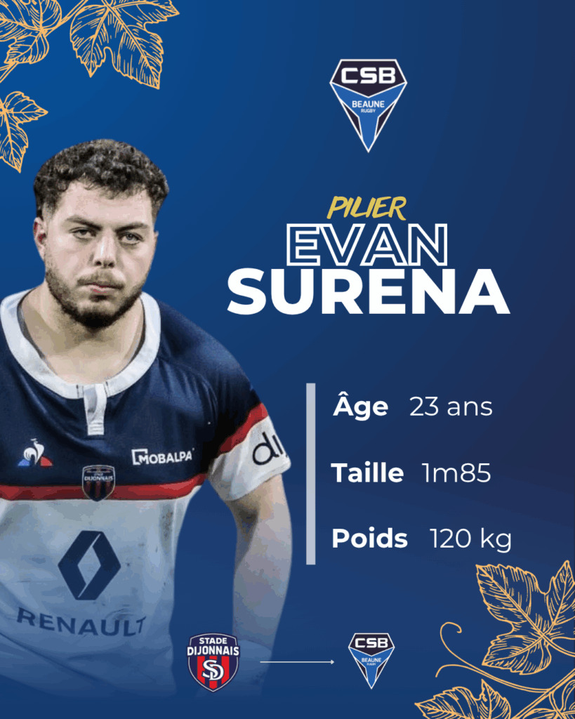 Bienvenue Evan Surena