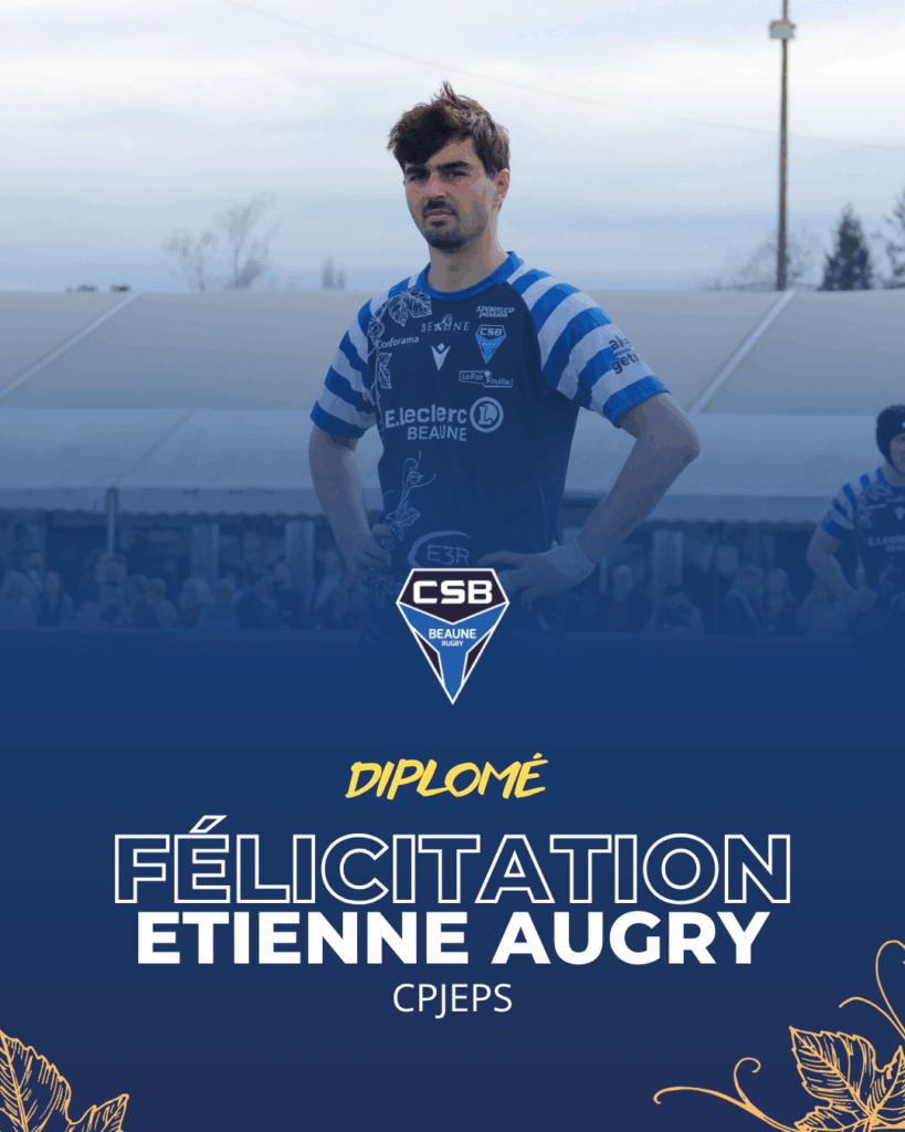 Félicitation Etienne