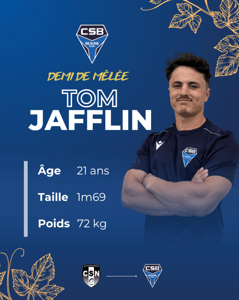 Bienvenue Tom Jafflin