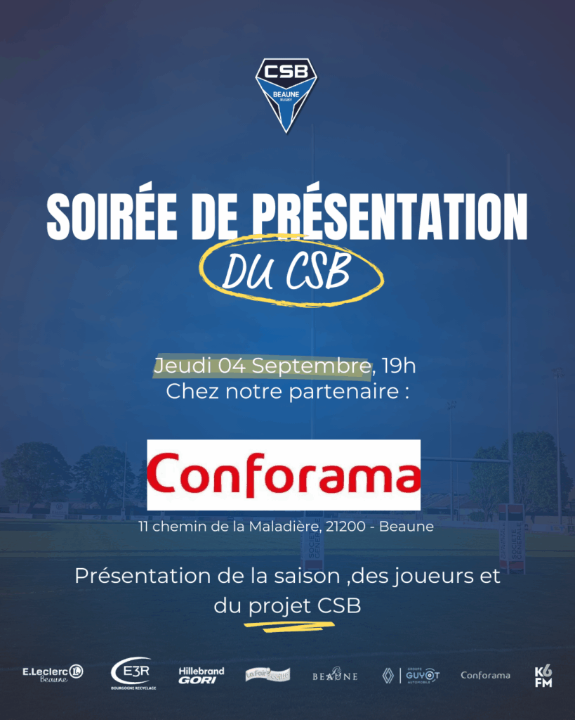 Soirée de présentation 2025/2026 !