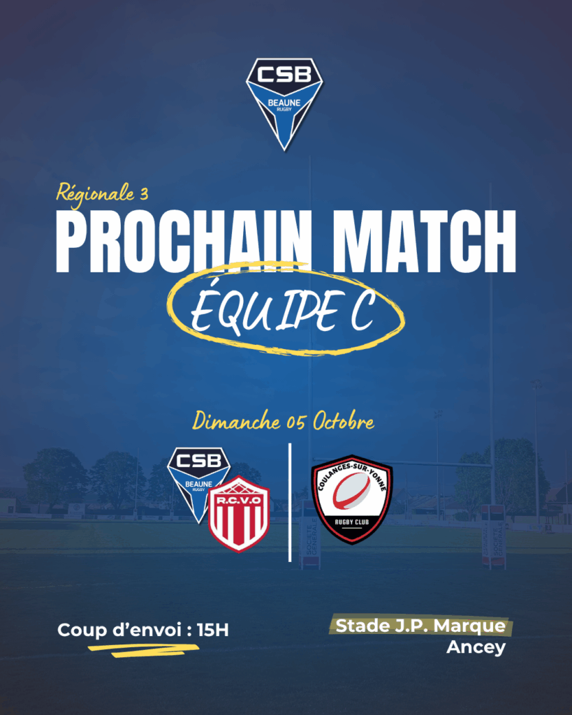 Troisième journée de championnat de régionale 3