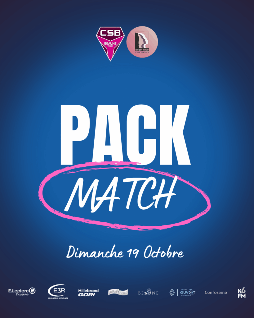 Pack Match du dimanche 19 Octobre