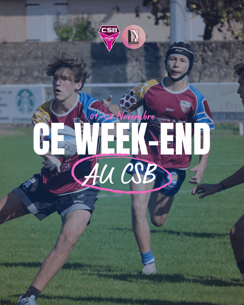 Programme du week-end : 01/02 Novembre