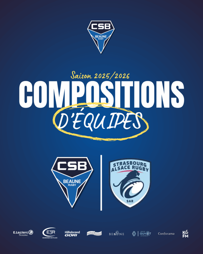 Compositions d’équipes match du 30 Novembre