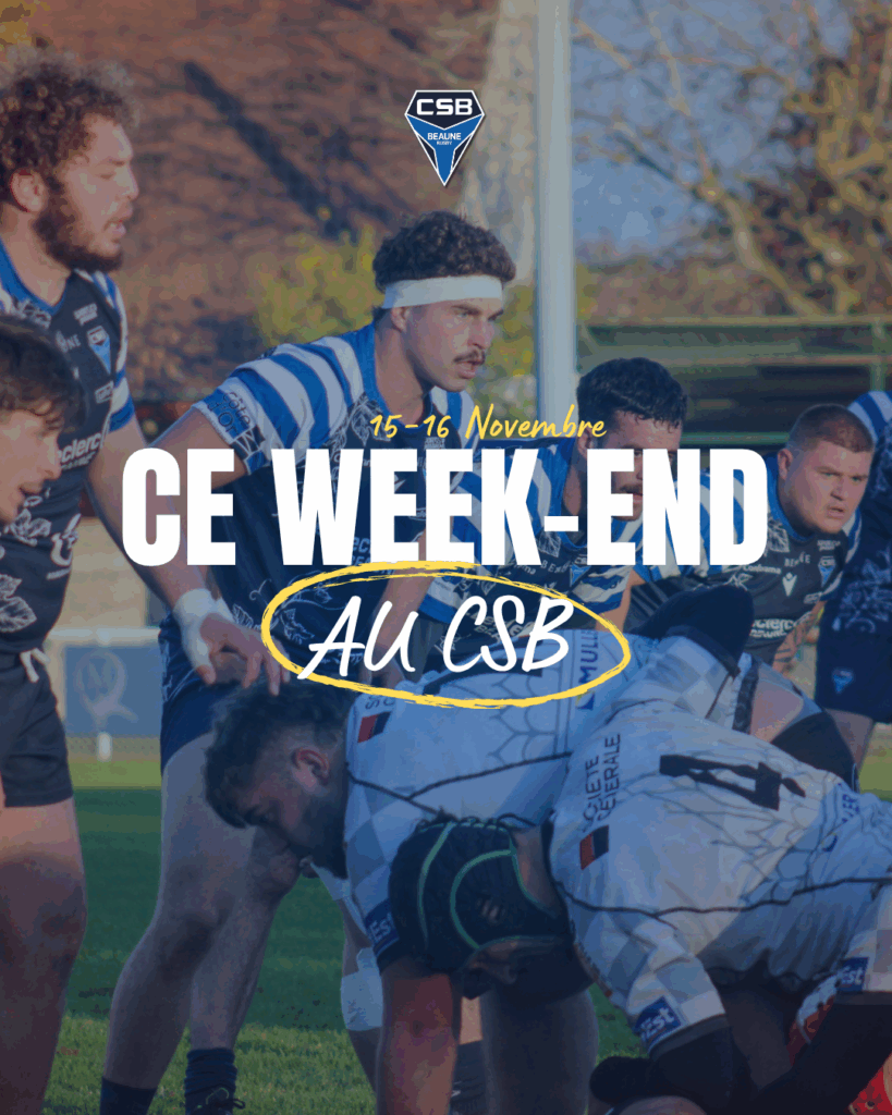 Programme du week-end : 15/16 Novembre