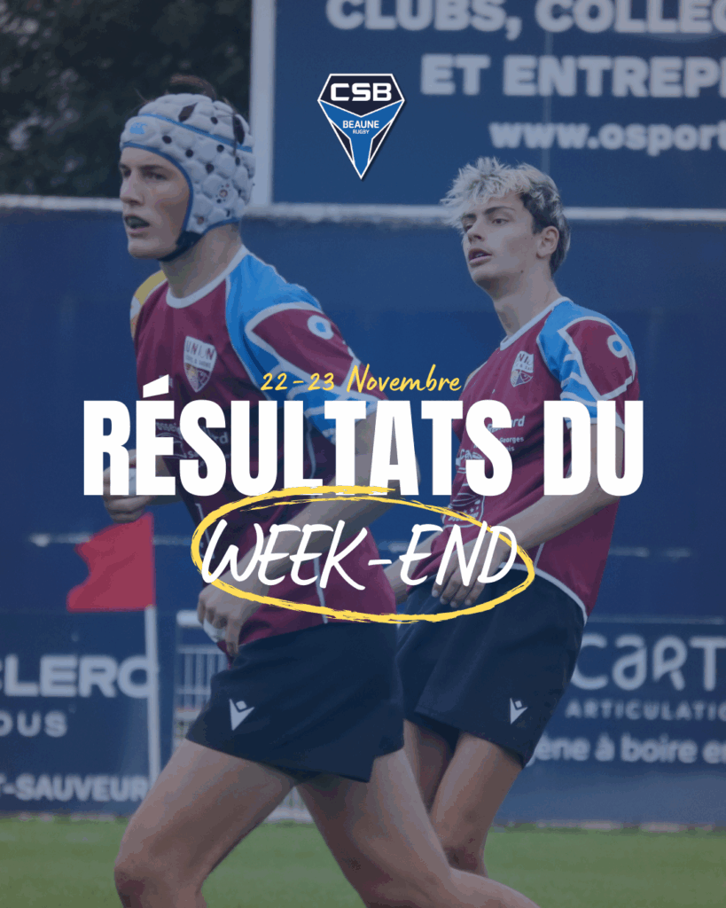Résultats du week-end : 22/23 Novembre