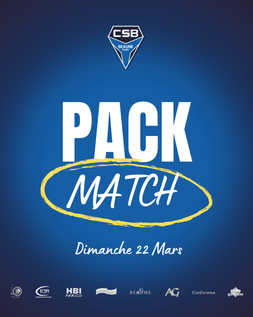Pack Match du dimanche 22 Mars