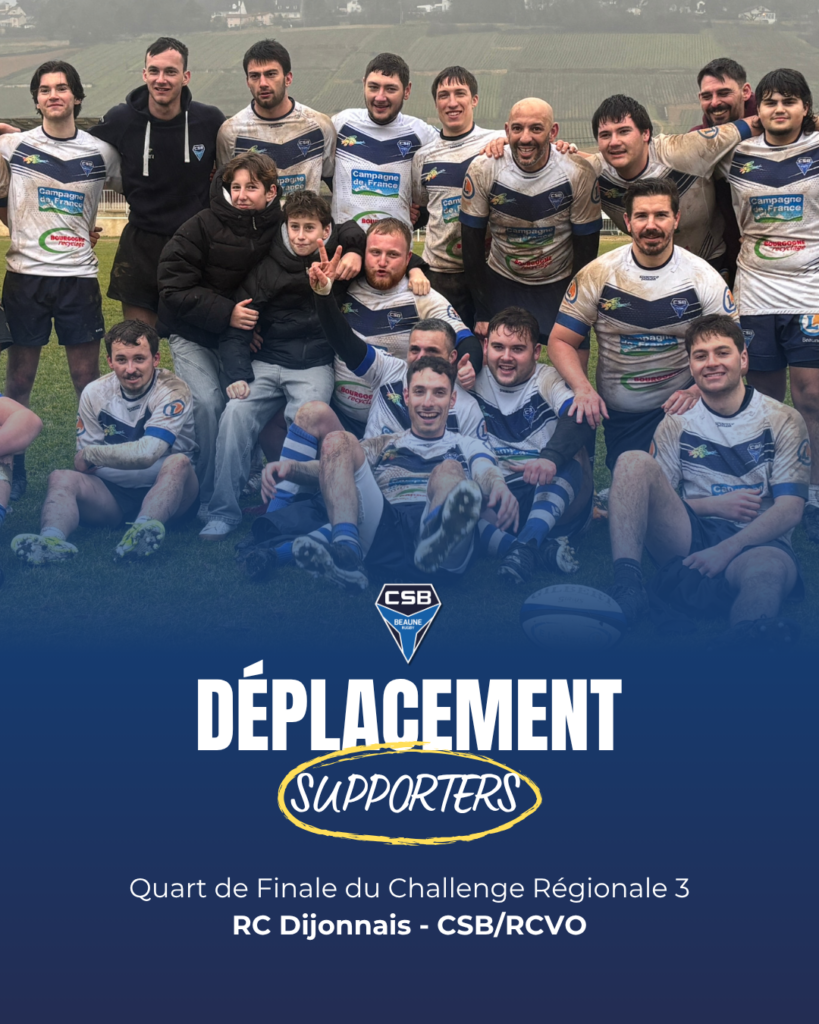 Déplacement supporters match Quart de Finale du Challenge Régionale 3