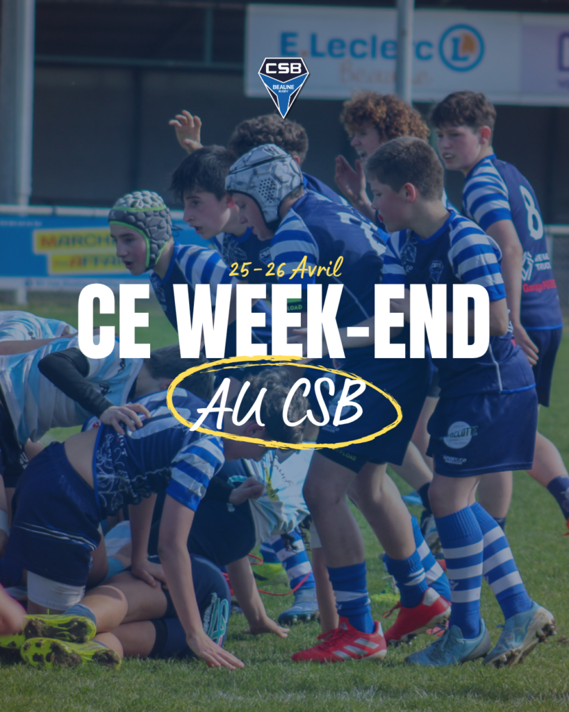 Programme du week-end : 25/26 Avril
