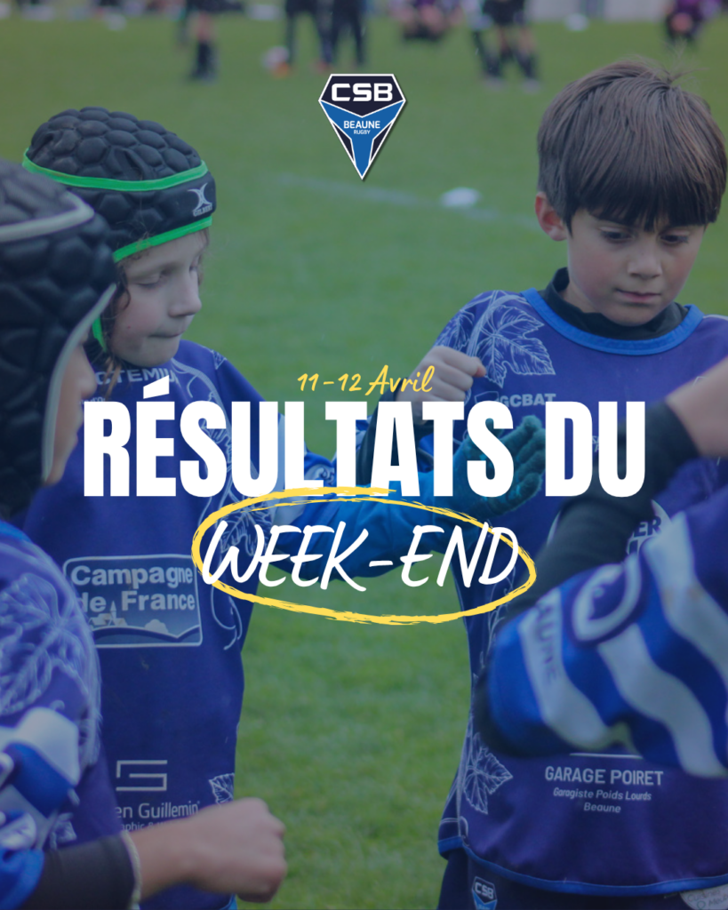 Résultats du week-end : 11/12 Avril