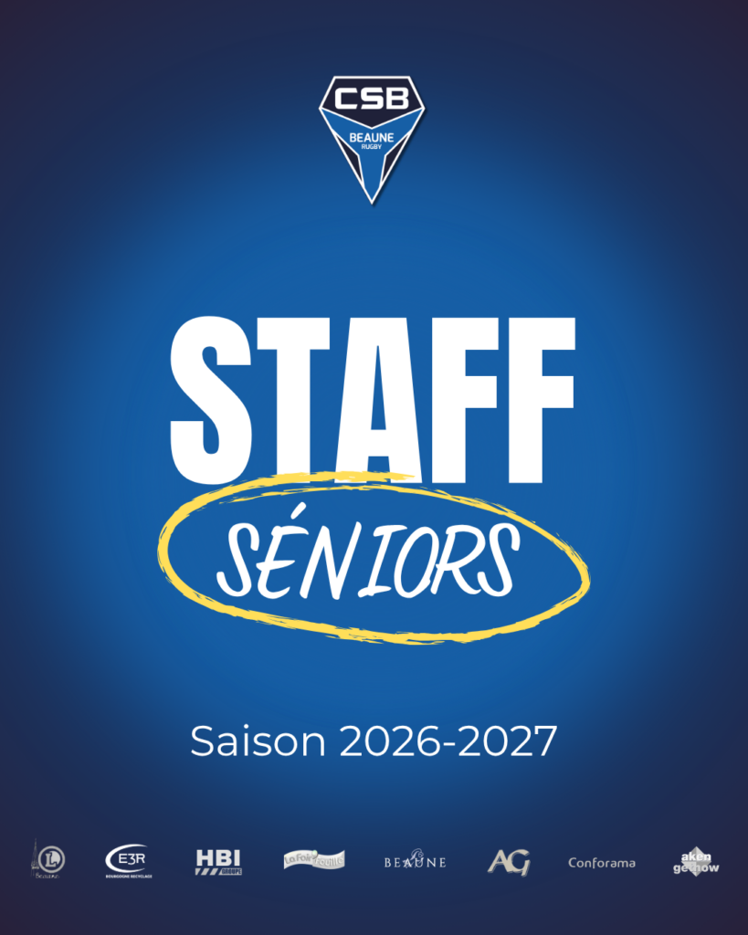 Staff séniors saison 2026-2027