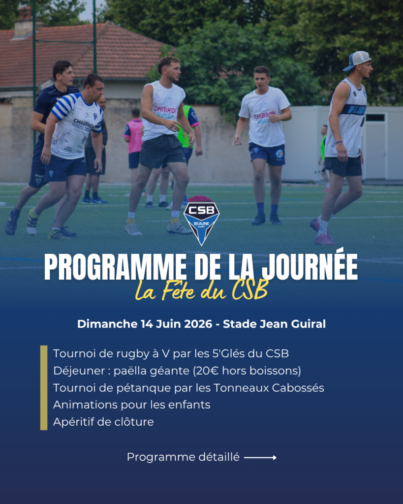 La Fête du CSB : programme de la journée