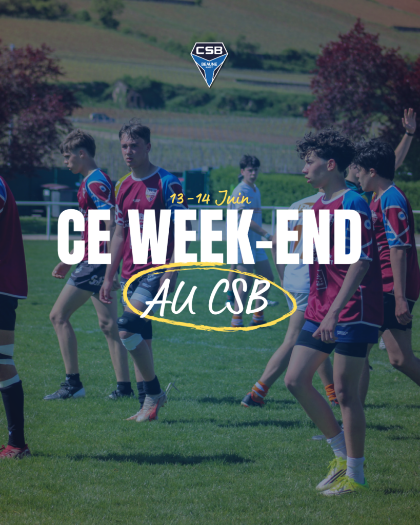 Programme du week-end : 13/14 Juin