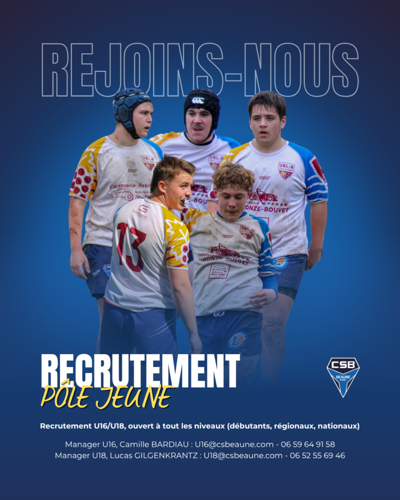 Recrutement Pôle Jeune saison 2026-2027