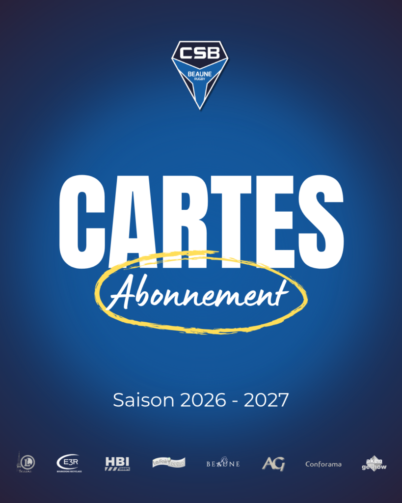Prenez votre carte abonnement pour la saison 2026/2027 !