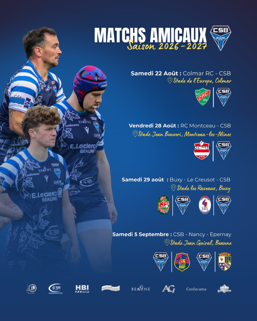 Les matchs amicaux de nos séniors !