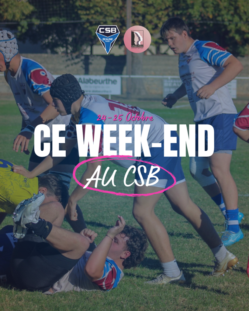Programme du week-end : 24/25 Octobre