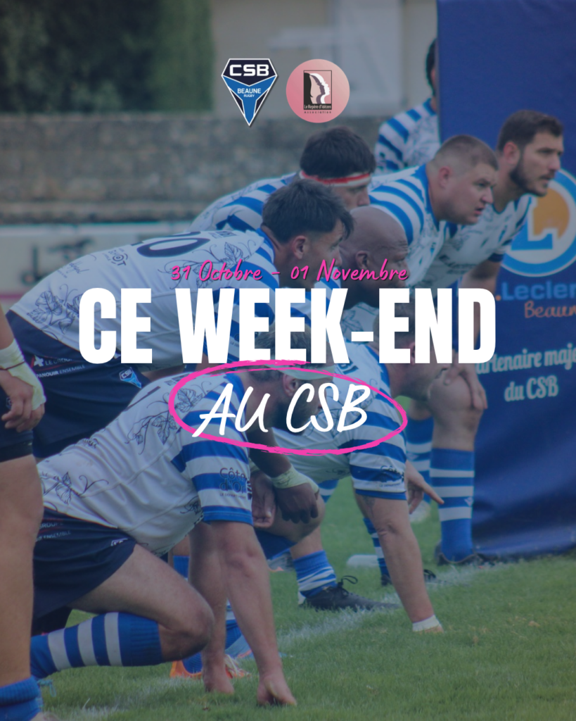 Programme du week-end : 31 Octobre – 1er Novembre