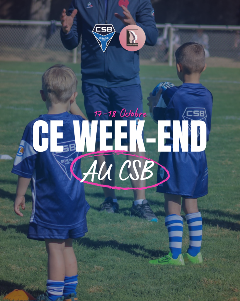 Programme du week-end : 17/18 Octobre