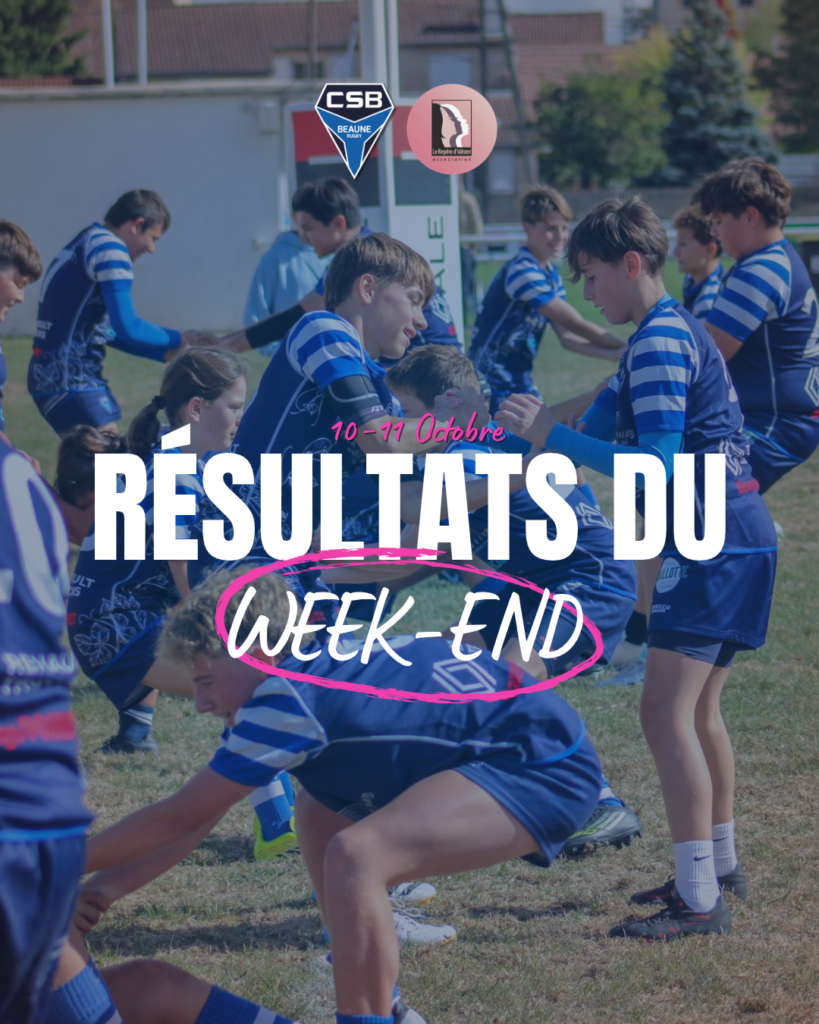 Résultats du week-end : 10/11 Octobre